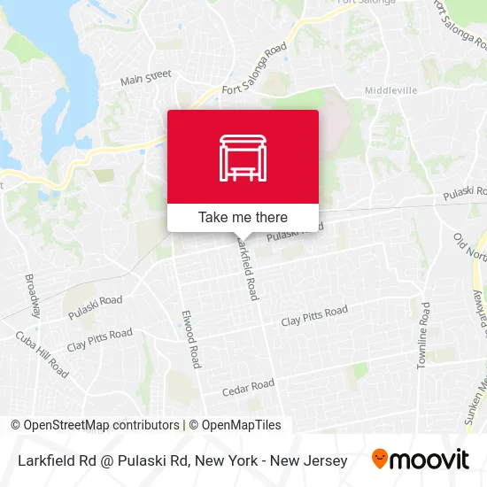 Larkfield Rd @ Pulaski Rd map
