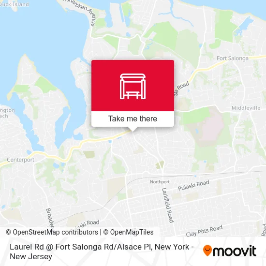 Laurel Rd @ Fort Salonga Rd / Alsace Pl map