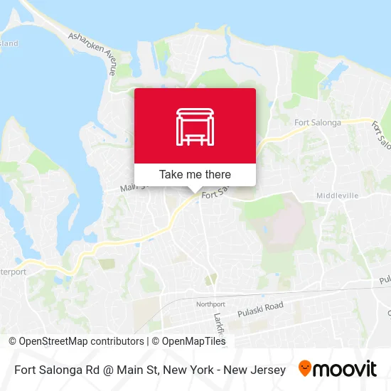 Fort Salonga Rd @ Main St map
