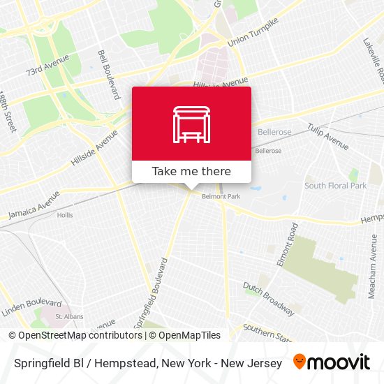 Mapa de Springfield Bl / Hempstead