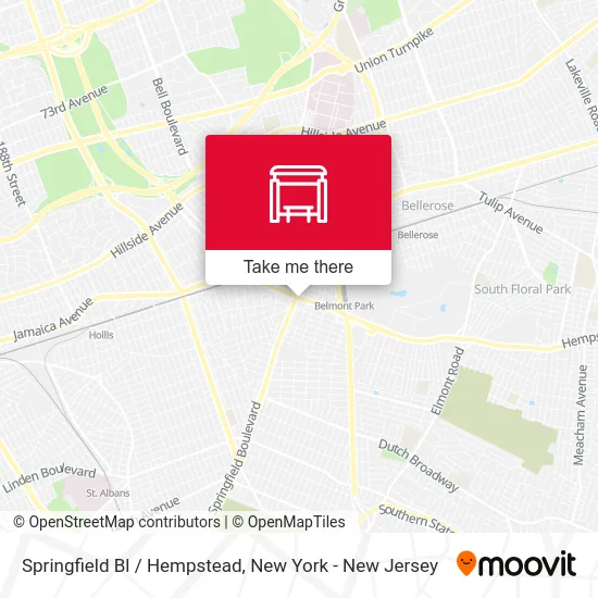 Springfield Bl / Hempstead map