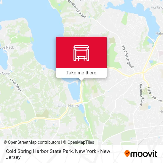 Cold Spring Harbor State Park map