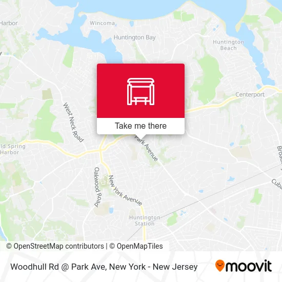 Woodhull Rd @ Park Ave map