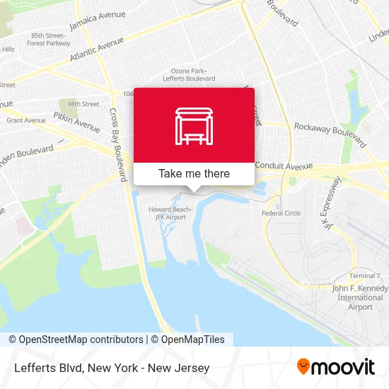 Lefferts Blvd map