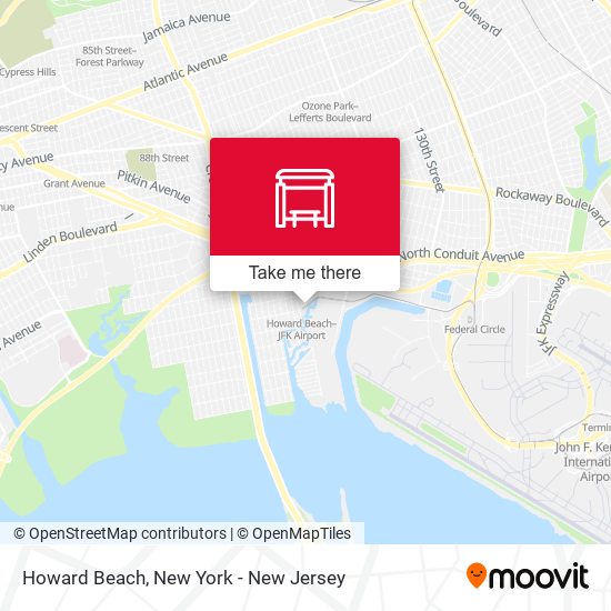 Howard Beach map