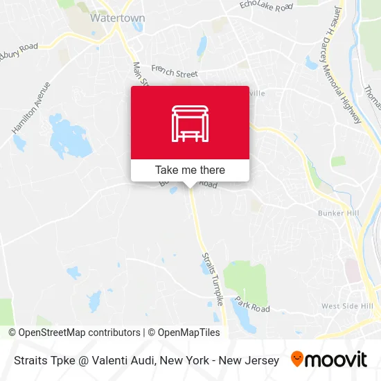 Straits Tpke @ Valenti Audi map