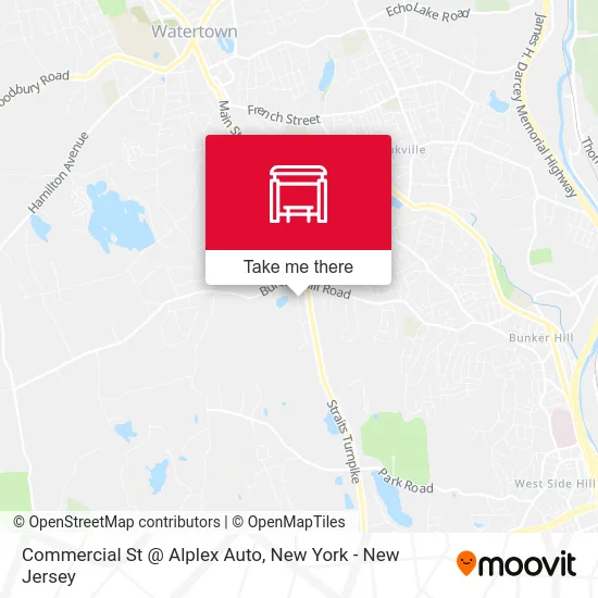 Commercial St @ Alplex Auto map
