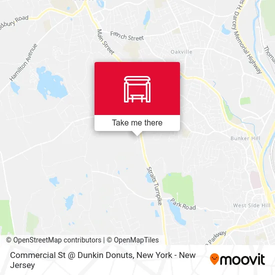 Commercial St @ Dunkin Donuts map