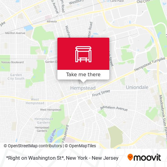 Mapa de *Right on Washington St*