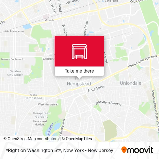 *Right on Washington St* map