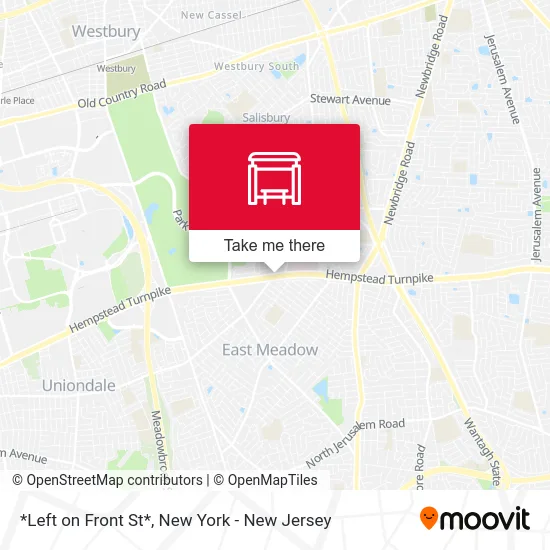 *Left on Front St* map