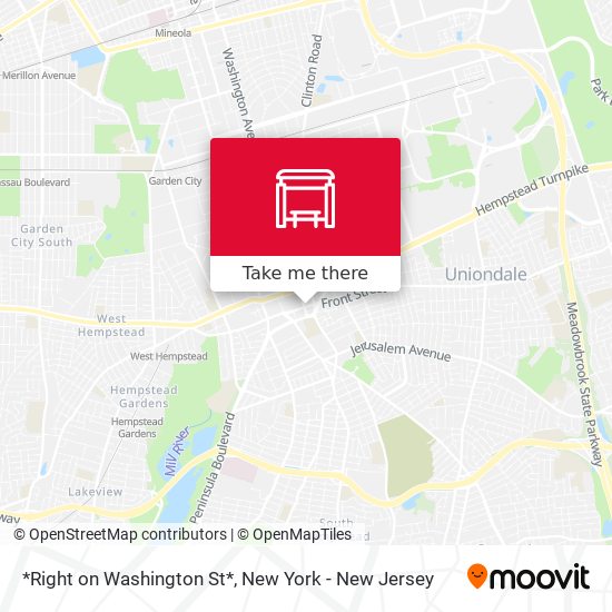 Mapa de *Right on Washington St*