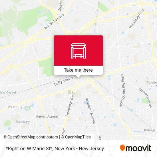 *Right on W Marie St* map
