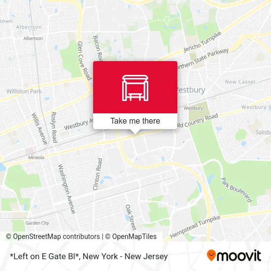 *Left on E Gate Bl* map