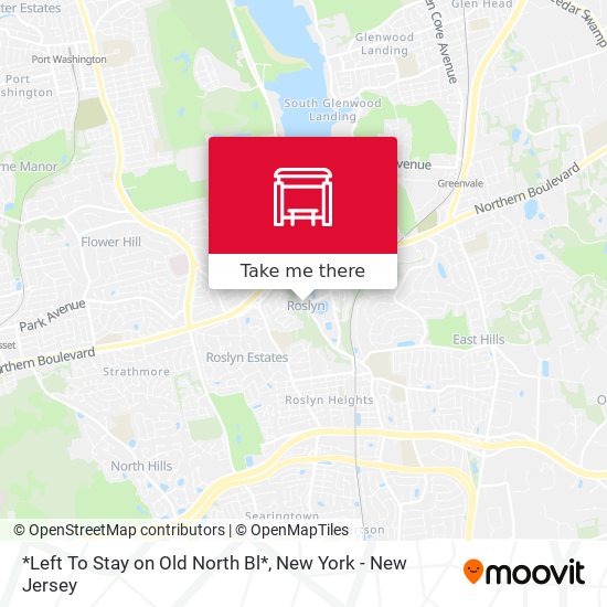 Mapa de *Left To Stay on Old North Bl*