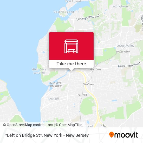 Mapa de *Left on Bridge St*