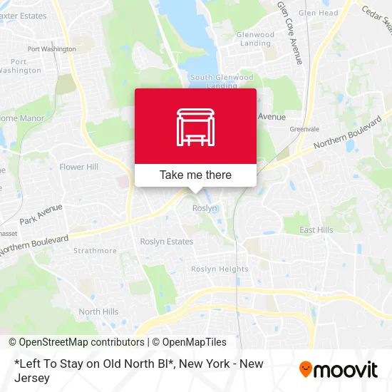 *Left To Stay on Old North Bl* map