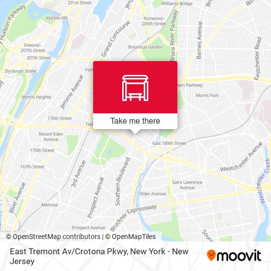 East Tremont Av/Crotona Pkwy map