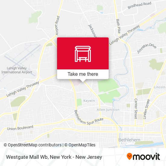 Mapa de Westgate Mall Wb