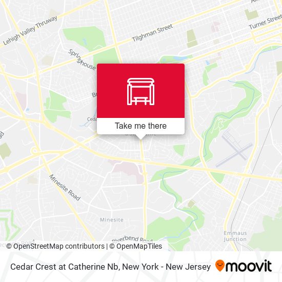 Cedar Crest at Catherine Nb map