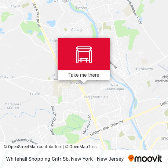 Mapa de Whitehall Shopping Cntr Sb