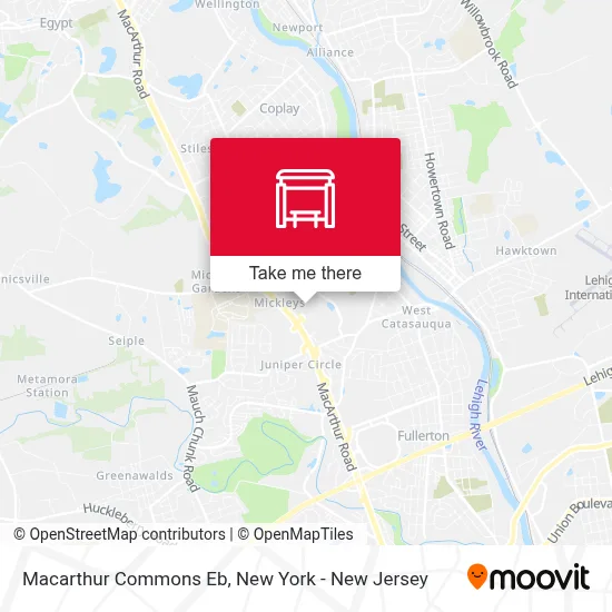 Macarthur Commons Eb map