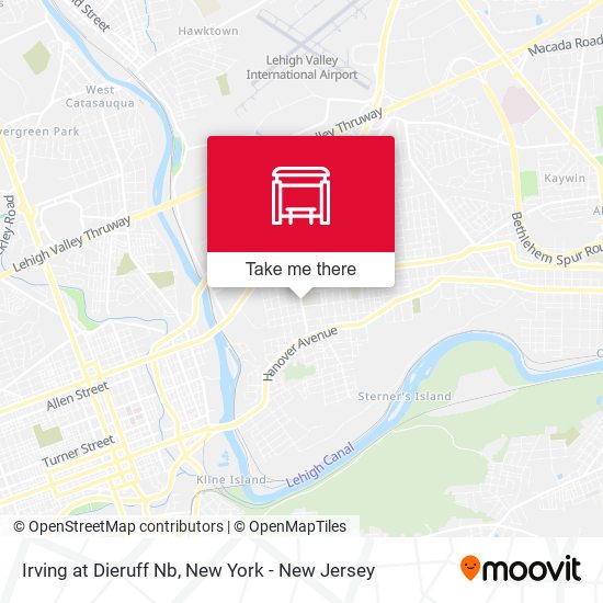Mapa de Irving at Dieruff Nb