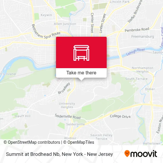 Summit at Brodhead Nb map