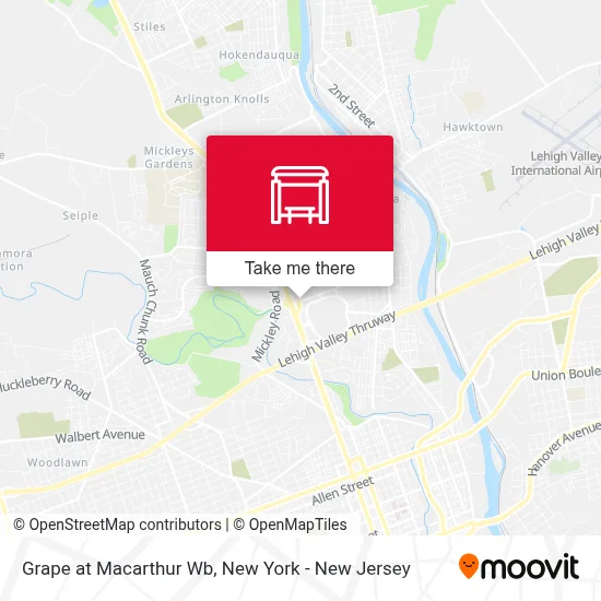Grape at Macarthur Wb map