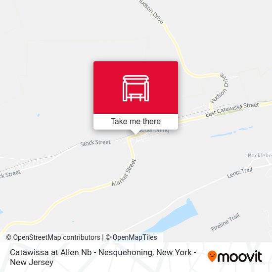 Catawissa at Allen Nb - Nesquehoning map