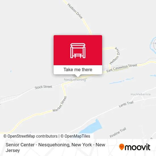 Senior Center - Nesquehoning map