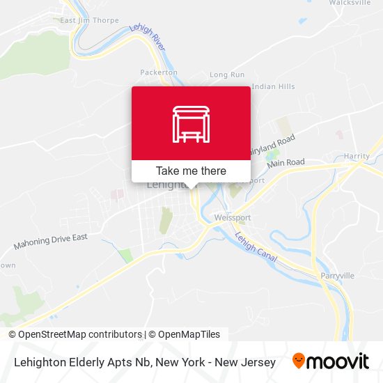 Lehighton Elderly Apts Nb map