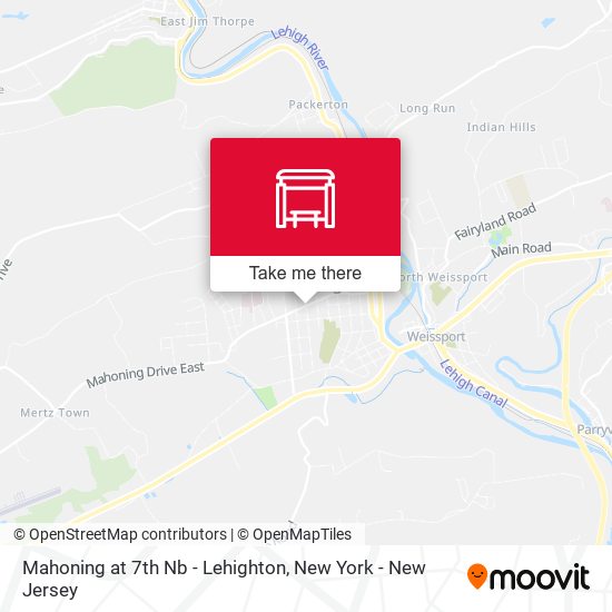 Mapa de Mahoning at 7th Nb - Lehighton