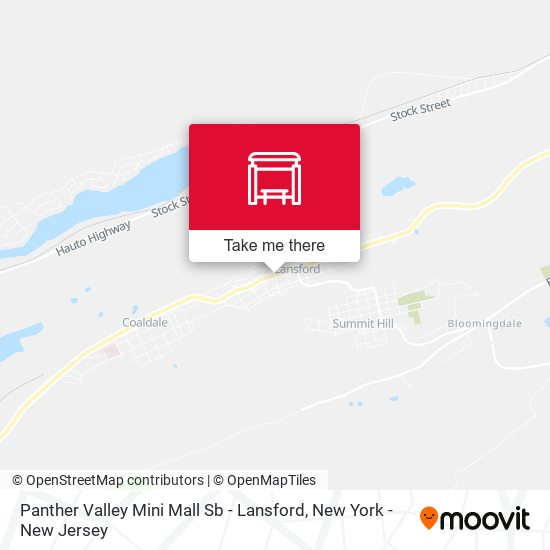 Panther Valley Mini Mall Sb - Lansford map