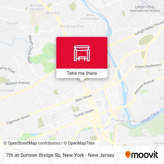 7th at Sumner Bridge Sb map