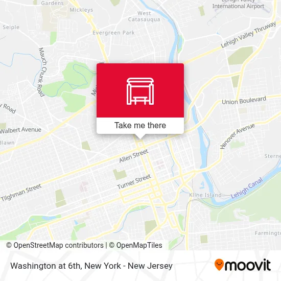 Washington at 6th map