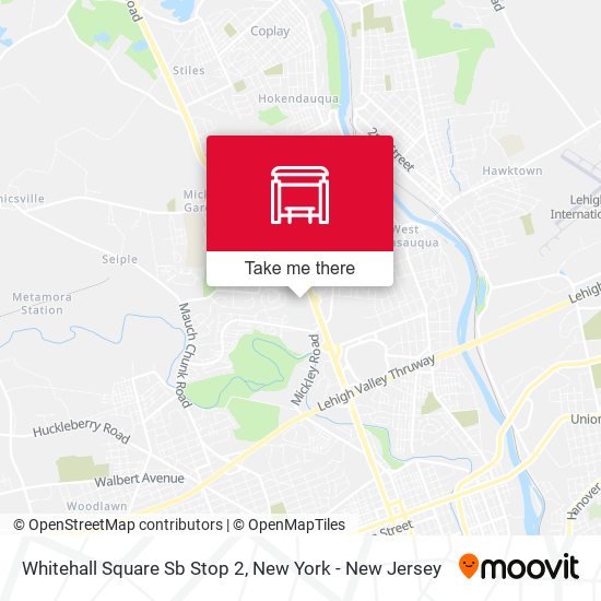Mapa de Whitehall Square Sb Stop 2