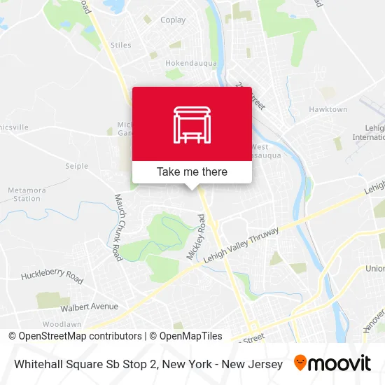 Whitehall Square Sb Stop 2 map