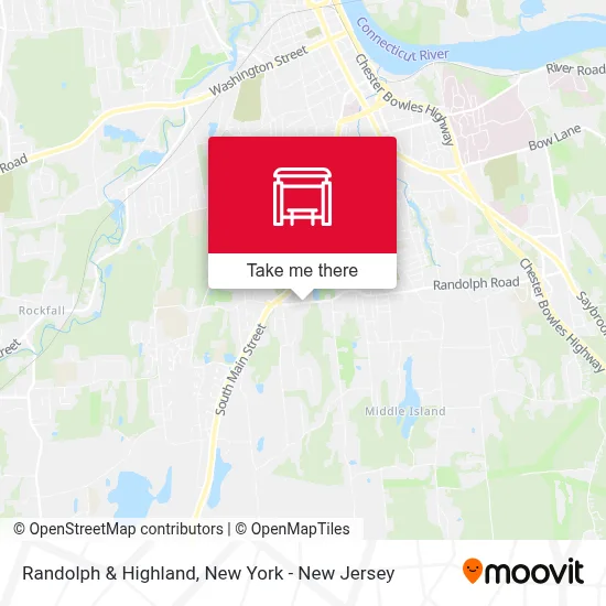 Randolph & Highland map