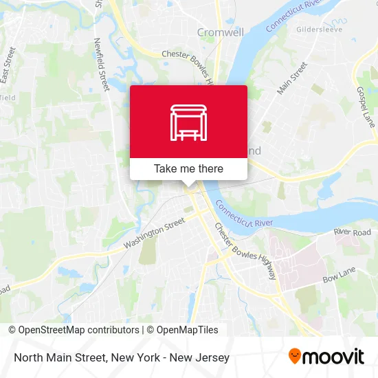 North Main Street map