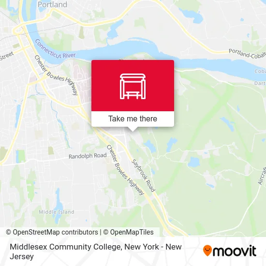 Middlesex Community College map