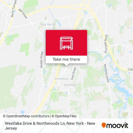 Westlake Drive & Northwoods Ln map