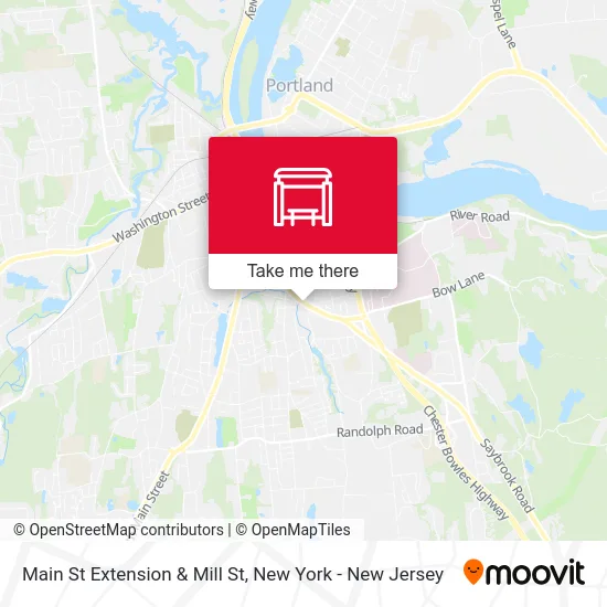 Main St Extension & Mill St map