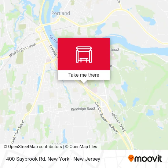 Mapa de 400 Saybrook Rd