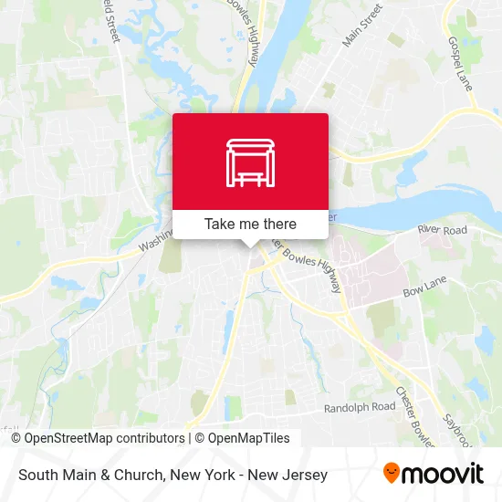 South Main & Church map