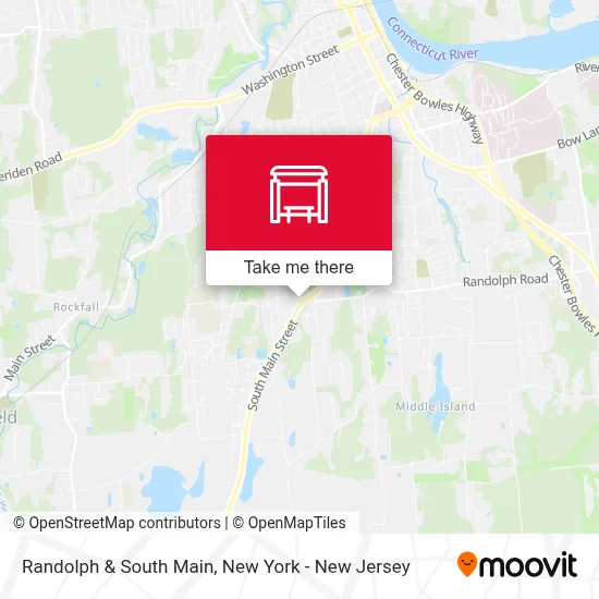 Randolph & South Main map