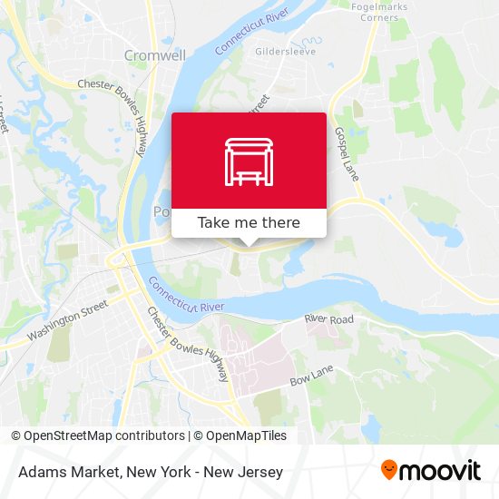 Adams Market map