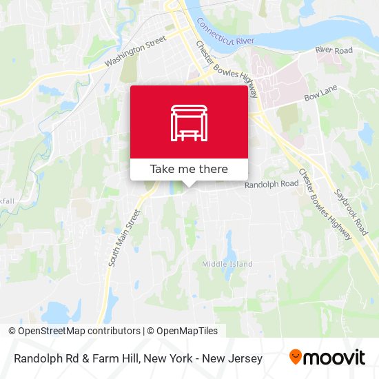 Randolph Rd & Farm Hill map