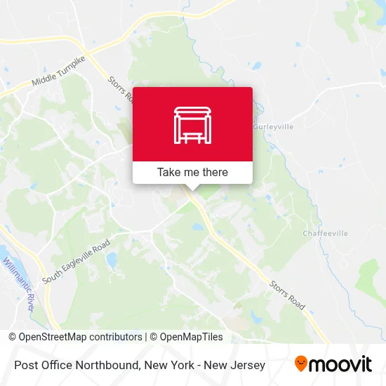 Post Office Northbound map