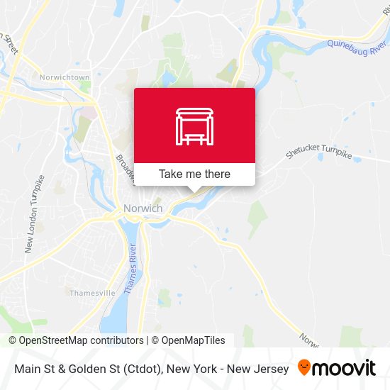 Mapa de Main St & Golden St (Ctdot)
